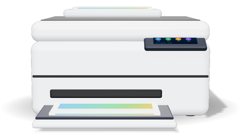 Wireless All-in-One Color Inkjet Printer, 10 ppm, Document Feeder, Duplex