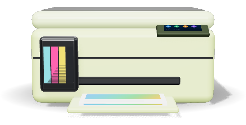 Wireless Refillable Ink Tank All-in-One Printer, 15 ppm, Document Feeder, Duplex, 250-Sheet Tray